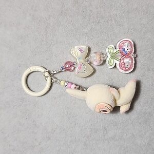 ⭐️NEW⭐️ Labubu Keychain Cute Labubu Keychain with Hello Kitty Charms